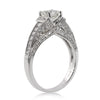 2.06ct Asscher Cut Diamond Engagement Ring