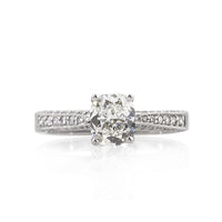 1.60ct Cushion Cut Diamond Engagement Ring