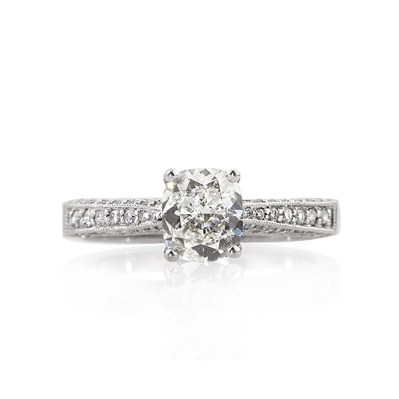 1.60ct Cushion Cut Diamond Engagement Ring
