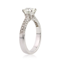 1.60ct Cushion Cut Diamond Engagement Ring