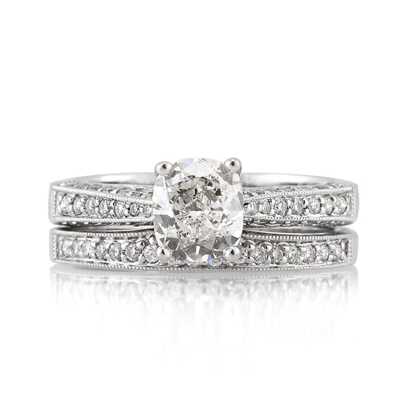 1.60ct Cushion Cut Diamond Engagement Ring