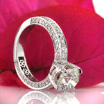 3.05ct Round Brilliant Cut Diamond Engagement Ring