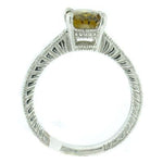 0.24ct Oval Cut Stone Diamond Ring