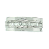 0.85ct Baguette Cut Diamond Men's Wedding Band