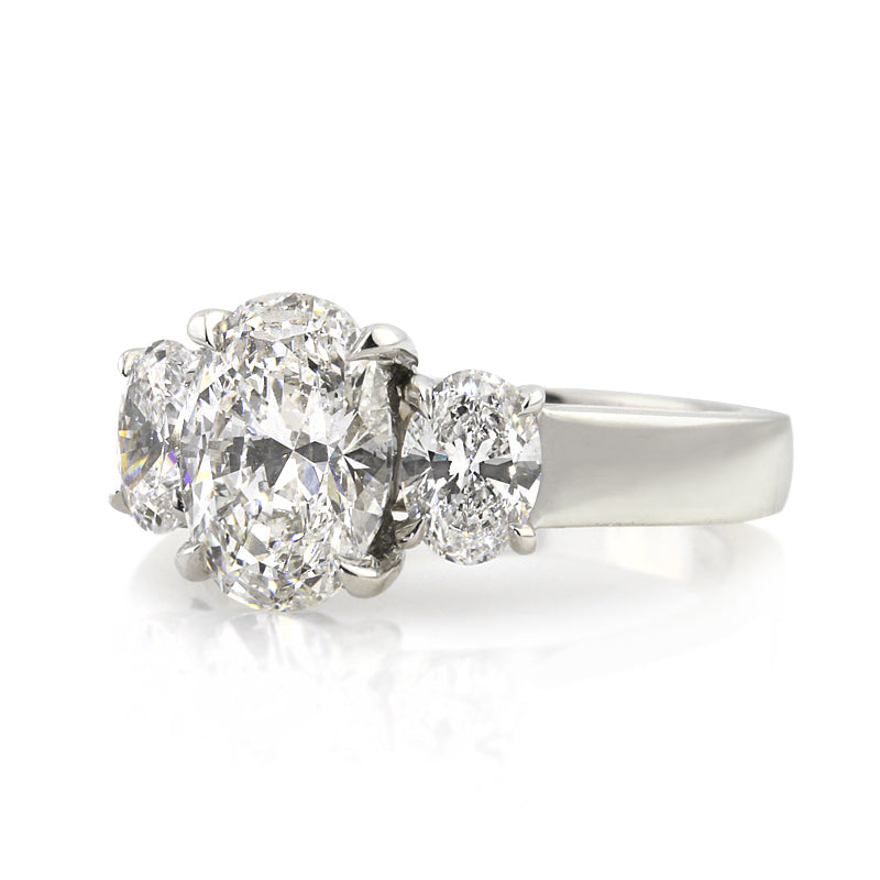 3.08ct Oval Cut Diamond Engagement Ring