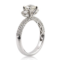 1.95ct Round Brilliant Cut Diamond Engagement Ring