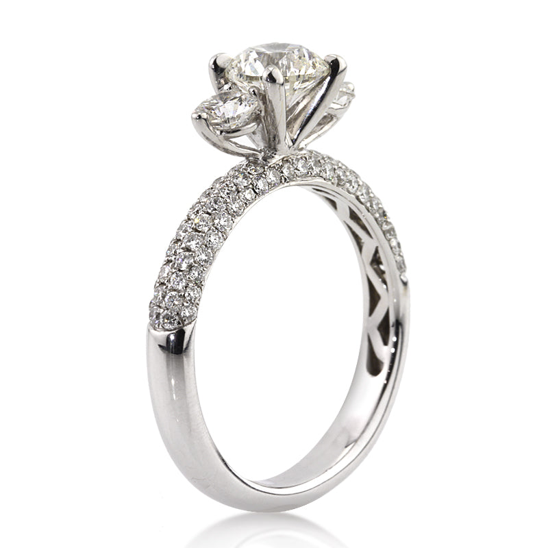 1.95ct Round Brilliant Cut Diamond Engagement Ring