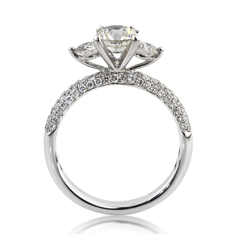 1.95ct Round Brilliant Cut Diamond Engagement Ring
