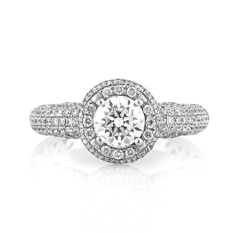 2.10ct Round Brilliant Cut Diamond Engagement Ring