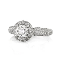 2.10ct Round Brilliant Cut Diamond Engagement Ring