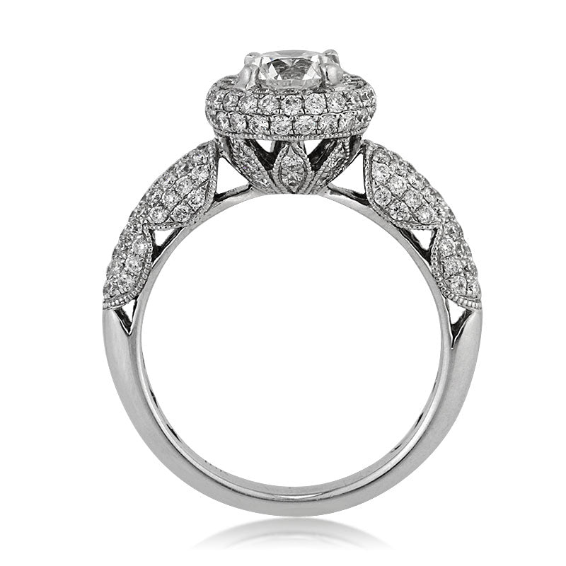 2.10ct Round Brilliant Cut Diamond Engagement Ring