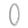 1.00ct Round Brilliant Cut Diamond Eternity Band in 18k White Gold