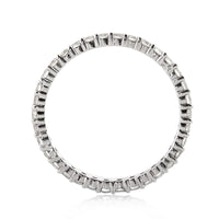 1.00ct Round Brilliant Cut Diamond Eternity Band in 18k White Gold
