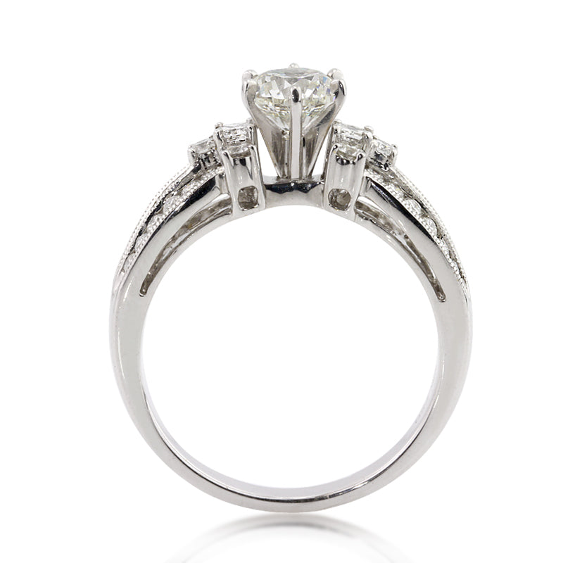 1.85ct Round Brilliant Cut Diamond Engagement Ring