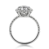 3.29ct Round Brilliant Cut Diamond Engagement Ring
