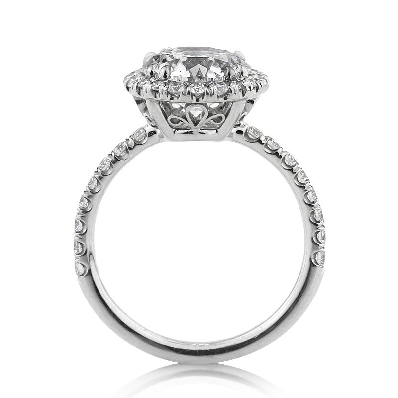 3.29ct Round Brilliant Cut Diamond Engagement Ring