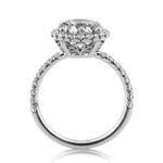3.29ct Round Brilliant Cut Diamond Engagement Ring