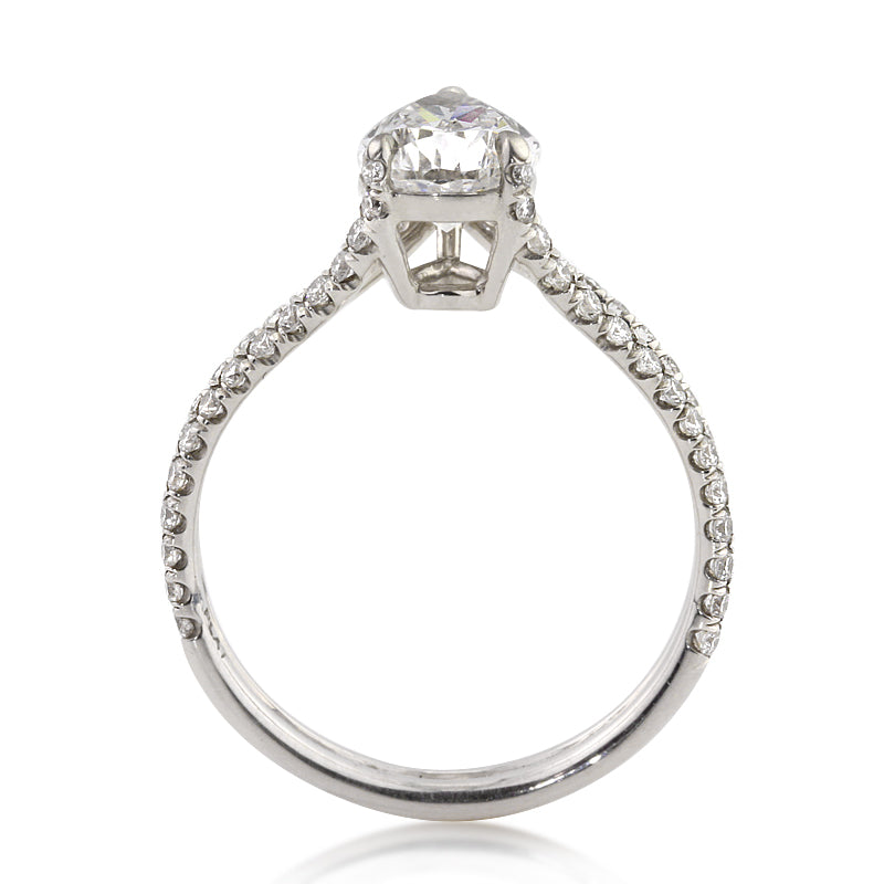 1.98ct Pear Shaped Diamond Engagement Ring
