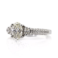 1.81ct Oval Cut Diamond Engagement Ring