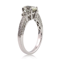 1.81ct Oval Cut Diamond Engagement Ring