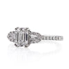 1.36ct Emerald Cut Diamond Engagement Ring