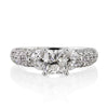 1.96ct Princess Cut Diamond Engagement Ring