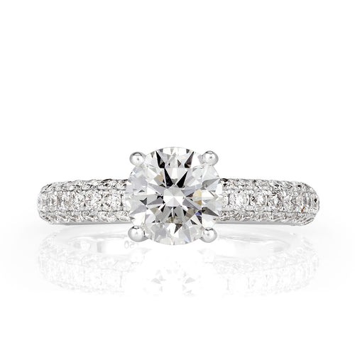 2.81ct Round Brilliant Cut Diamond Engagement Ring