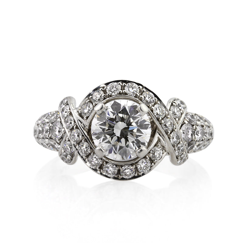 3.03ct Round Brilliant Cut Diamond Engagement Ring
