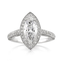 2.40ct Marquise Cut Diamond Engagement Ring