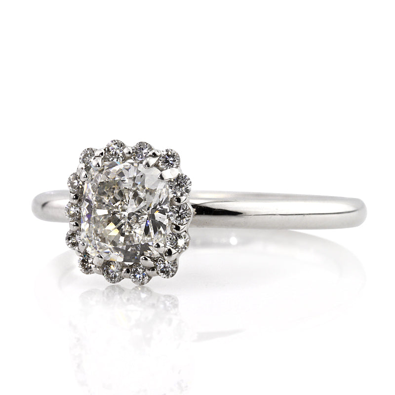 1.32ct Cushion Cut Diamond Engagement Ring