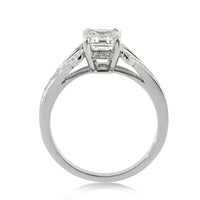 2.01ct Emerald Cut Diamond Engagement Ring