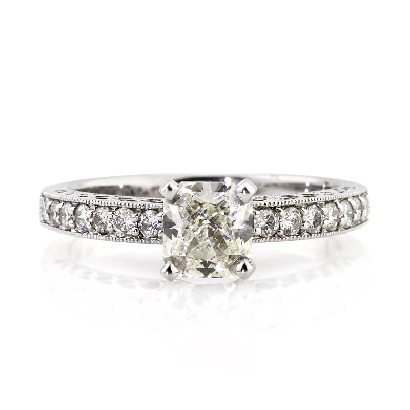 1.44ct Radiant Cut Diamond Engagement Ring