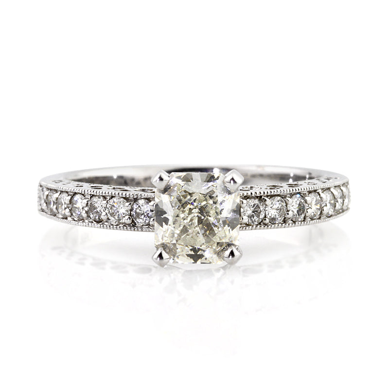 1.44ct Radiant Cut Diamond Engagement Ring