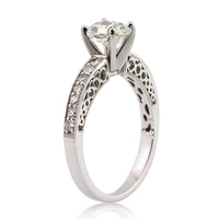 1.44ct Radiant Cut Diamond Engagement Ring