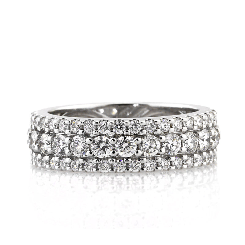 3.10ct Round Brilliant Cut Diamond Eternity Band