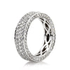 3.00ct Round Brilliant Cut Diamond Eternity Band in 18K White Gold
