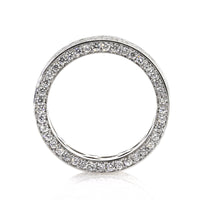 3.00ct Round Brilliant Cut Diamond Eternity Band in 18K White Gold