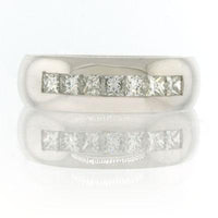 1.30ct Princess Cut Diamond Men's Wedding Band