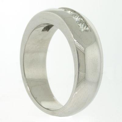 1.30ct Princess Cut Diamond Men's Wedding Band