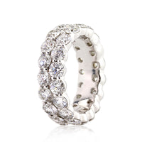 5.03ct Round Brilliant Cut Diamond Eternity Band in Platinum