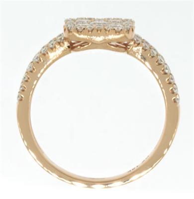 1.15ct Rose Gold Round Brilliant Cut Diamond Ring