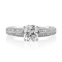 2.18ct Cushion Cut Diamond Engagement Ring