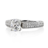 2.18ct Cushion Cut Diamond Engagement Ring