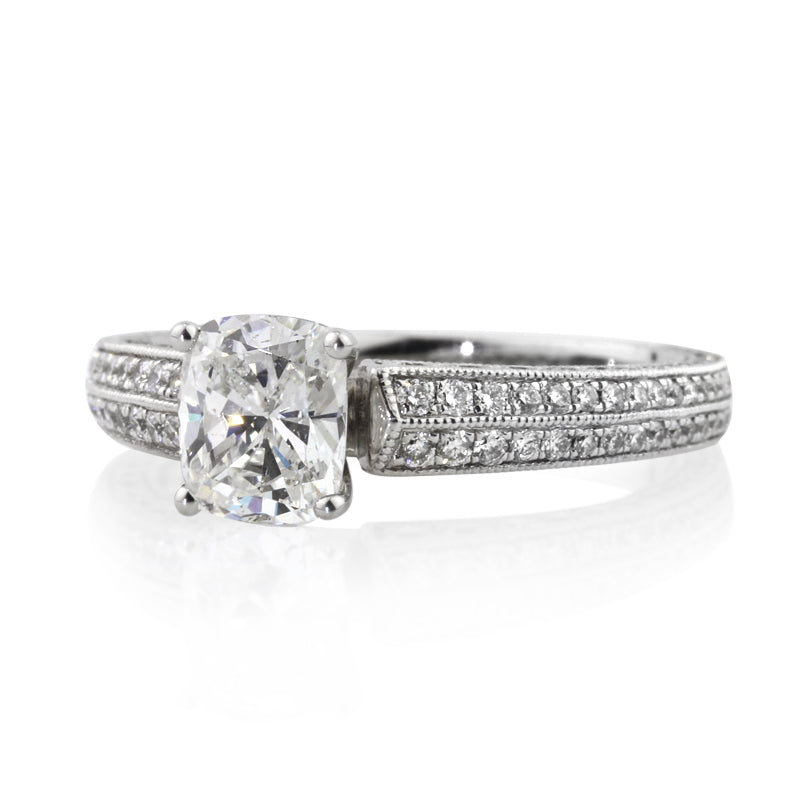 2.18ct Cushion Cut Diamond Engagement Ring