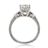 2.20ct Cushion Cut Diamond Engagement Ring