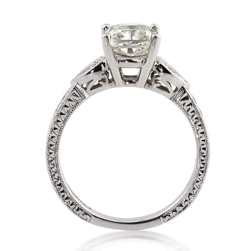 2.20ct Cushion Cut Diamond Engagement Ring