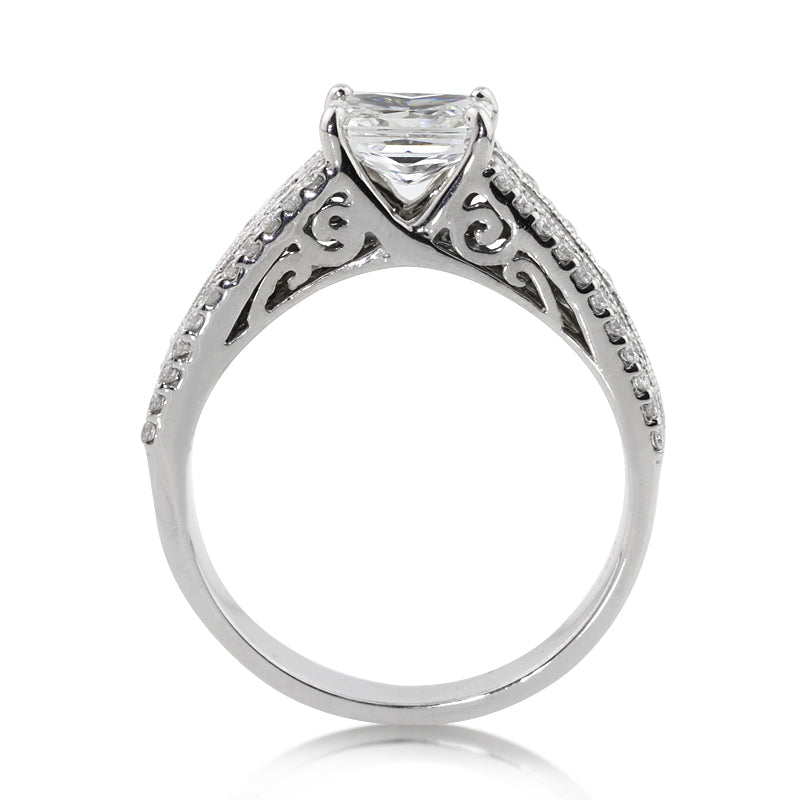 2.06ct Radiant Cut Diamond Engagement Ring