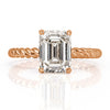 2.70ct Emerald Cut Diamond Engagement Ring