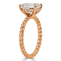 2.70ct Emerald Cut Diamond Engagement Ring