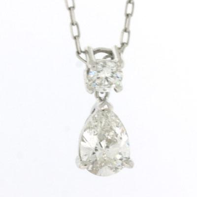0.60ct Pear Shaped Diamond Pendant